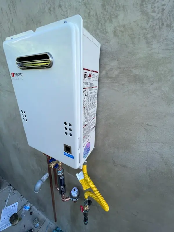 Tankless water heater installation for Joppa Landing homes